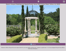 Tablet Screenshot of mariasvineyard.com